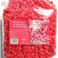 Плівковий віск в гранулах - троянда 1 кг.