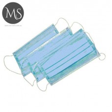 Маска одноразовая трехслойная из спанбонда 50 шт.