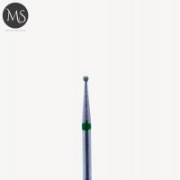 Фреза діамантова КУЛЯ 1.4 мм зелена