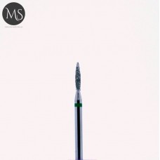 Фреза алмазная пламя 1.6 мм зеленая
