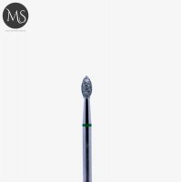 Фреза алмазная почка 2.7 мм. зеленая