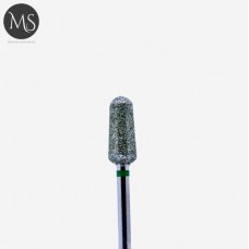 Фреза алмазная почка скругленная 5.0 мм. зеленая