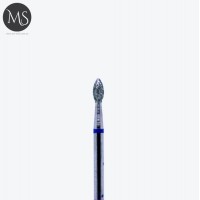 Фреза алмазная почка 2.5 мм синяя