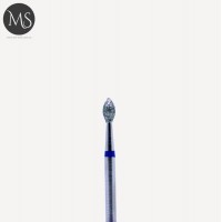Фреза алмазная 2.7 мм. почка синяя 
