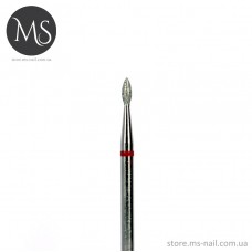 Фреза алмазная почка 1.8 мм. красная 