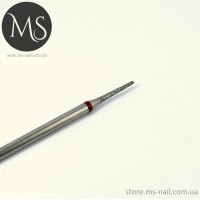 Конусная алмазная насадка красная 1.2 мм.