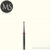 Алмазная фреза ШАР 1.4 мм. красная