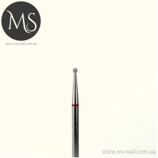 Алмазная фреза ШАР 1.4 мм червона