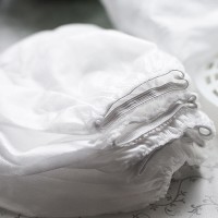 Мішок для манікюрною витяжки двошаровий (білий)