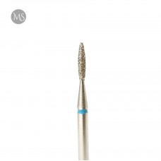 Фреза алмазная пламя 2.1 мм. синяя