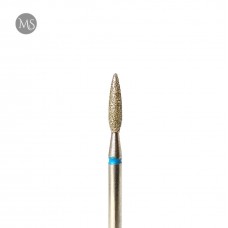 Фреза алмазная пламя 2.3 мм. синяя