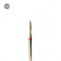 Фреза алмазная пламя 1.6 мм. красная 