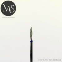 Фреза алмазная пламя 1.6 мм. синяя