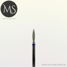 Фреза алмазная пламя 1.6 мм. синяя