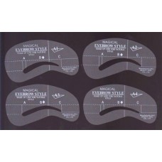 ТРАФАРЕТЫ ДЛЯ БРОВЕЙ ( набор 4шт)