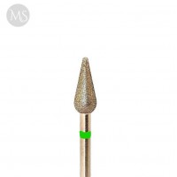 ФРЕЗА АЛМАЗНАЯ ПОЧКА БОЛЬШАЯ ЗЕЛЕНАЯ 5.0 мм