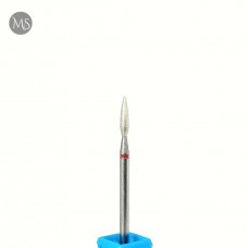 Фреза алмазная пламя 2.3 мм. красная 