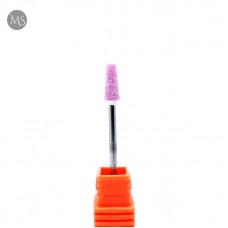 Фреза корундовая усеченный конус розовый