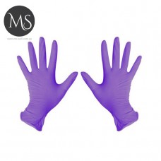 Перчатки нитриловые фиолетовые L