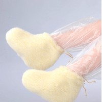 Сапожки многоразовые для парафинотерапии Doily (1 пара\пач) из искусственного меха