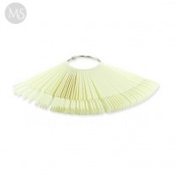 Типсы на кольце короткие палитра веер 50 шт