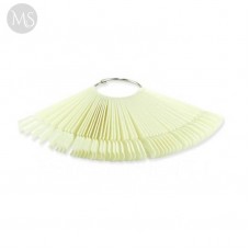 Типсы на кольце короткие палитра веер 50 шт