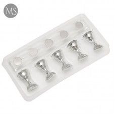 Подставка держатель для типс серебро