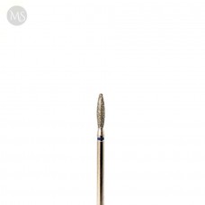 Фреза алмазная пламя безопасное синяя 2.5 мм.