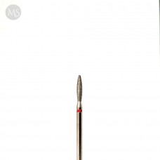 Фреза алмазная пламя безопасное красная 2.1 мм.