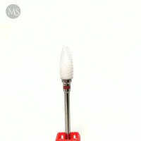 Ceramic mill "CORN" for removing gel polish red