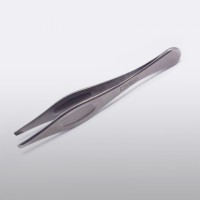 Пінцет для брів прямий "острів" П-14