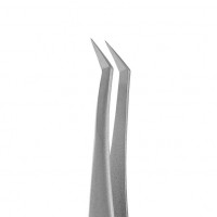 Professional tweezers for eyelashes L-SHAPED STALEKS PRO EXPERT 40 TYPE 13 TE-40/13