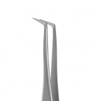 Curved professional tweezers for eyelashes STALEKS PRO EXPERT 40 TYPE 7 TE-40/7