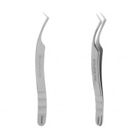 Пінцет професійний для нарощування вій L-подібний STALEKS PRO EXPERT 41 TYPE 2 TE-41/2