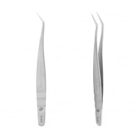 Пінцет професійний для вій L-подібний STALEKS PRO EXPERT 41 TYPE 9 TE-41/9