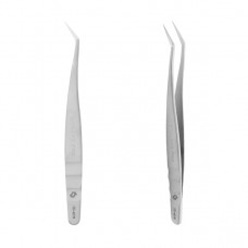 Пінцет професійний для вій L-подібний STALEKS PRO EXPERT 41 TYPE 9 TE-41/9