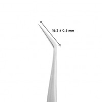 Пінцет професійний для вій L-подібний STALEKS PRO EXPERT 41 TYPE 9 TE-41/9