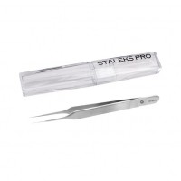 Пинцет профессиональный для ресниц прямой STALEKS PRO EXPERT 40 TYPE 10 TE-40/10