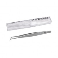 Пинцет профессиональный для ресниц L-ОБРАЗНЫЙ STALEKS PRO EXPERT 40 TYPE 1 TE-40/1